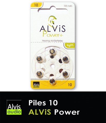 pile auditives ALvis type 10