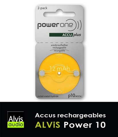 Piles auditives rechargeables ALVIS T 10